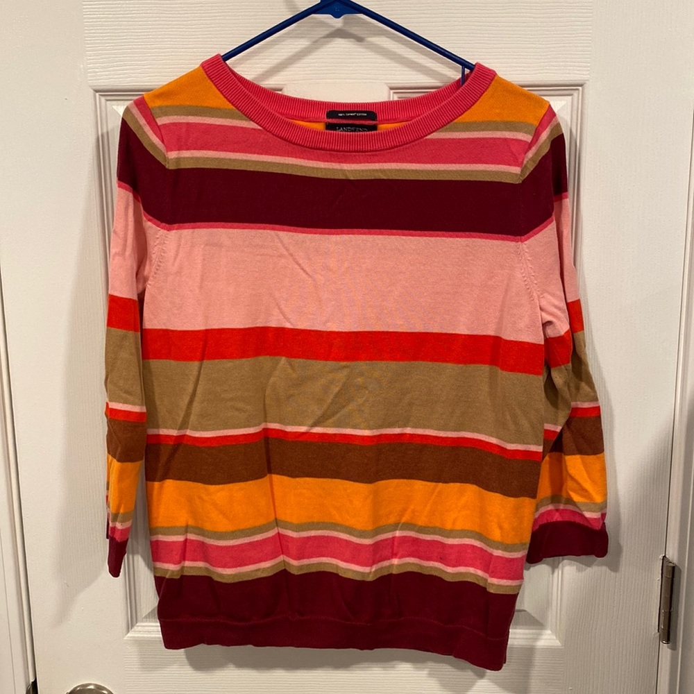Pink Striped Sweater